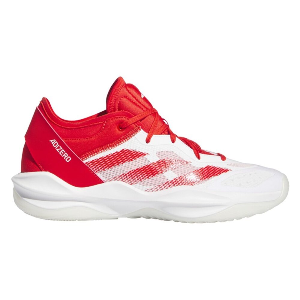 adidas Adizero Select 2.0 Basketball Mens 9 Red‎ White Sneakers Athletic Shoes